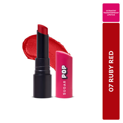 SUGAR POP Ultrastay Transferproof Lipstick 07 Ruby Red