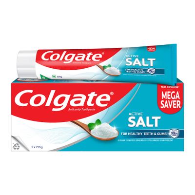 Colgate Active Salt Toothpaste Daily Germ Protection Healthy Gums & Teeth Combo Pack