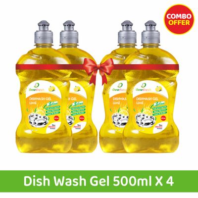 Dew Fresh Dishwash Gel 1 l Combo