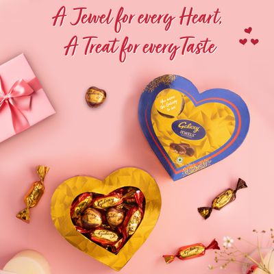 Galaxy Jewels Valentine's Day Chocolate Pack of 4 Imported Flavors