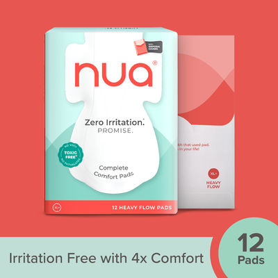 Nua Complete Comfort XL+ Sanitary Pads with Disposal Cover