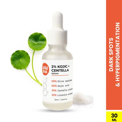 Wild Oak 2% Kojic + Centella Face Serum for Pigmentation, Brightening, Melasma, Repair & Dark Spot