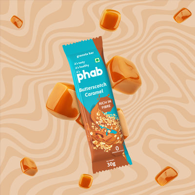 Phab Granola Bar Butterscotch Caramel
