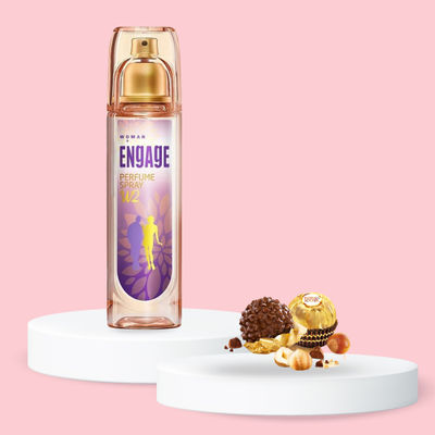 Engage W2 Perfume For Women, Floral & Fruity Fragrance, Skin Friendly (120ml) & Ferrero Rocher Chocolate Gift Pack (50g) Combo