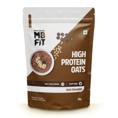 MuscleBlaze Fit High Protein Oats (Dark Chocolate)