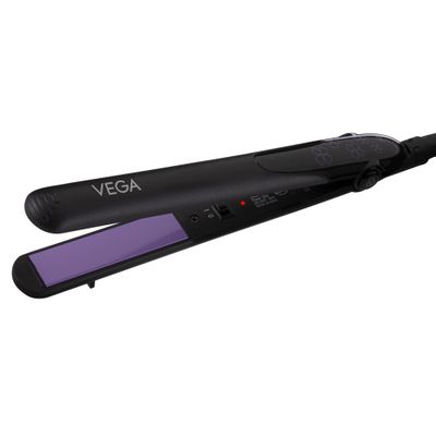 VEGA Adore Hair Straightener With Ceramic Coated Plates & Quick Heat-Up (Vhsh-18N) -Purple