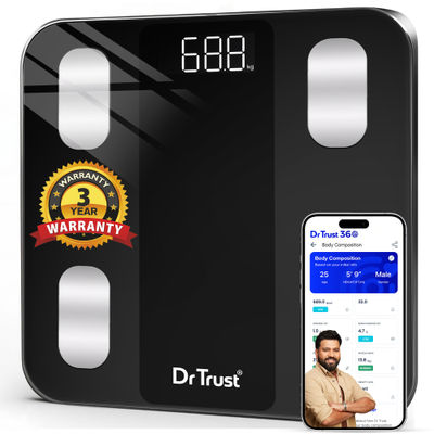 Dr Trust Usa 526 Bmi Weighing Scale With App Sync,Bluetooth Digital Weight Scale& Body Fat Analyzer