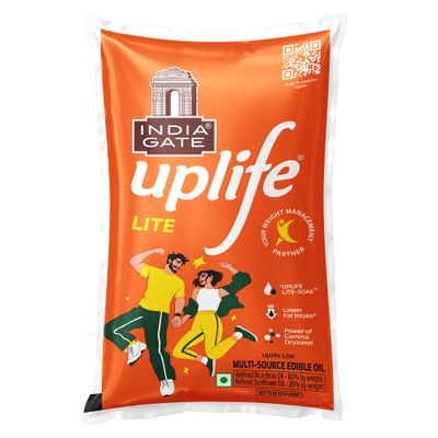 India Gate Uplife Lite Edible Rice Bran Oil