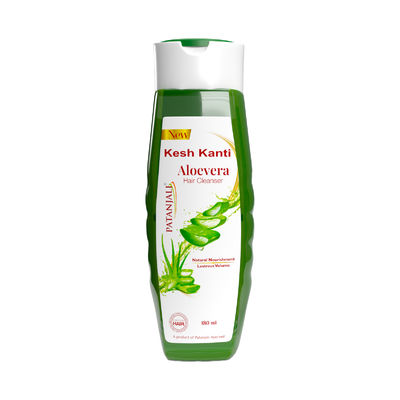 Patanjali Kesh Kanti Aloe Vera Hair Cleanser Shampoo Scalp Cleansers for Soft and Thick Hair