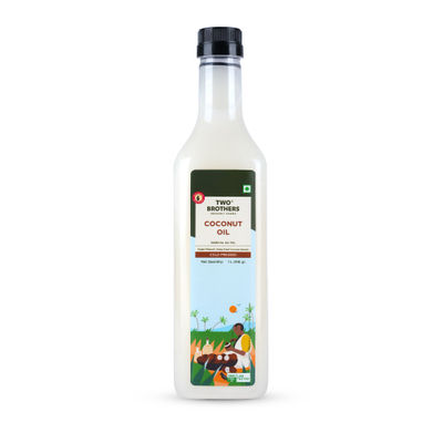 Two Brothers Woodpressed Coconut Oil Single-filtered | Plastic bottle