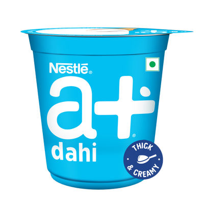 Nestle a+ Dahi | Thick & Creamy Curd | Perfect with Your Everyday Meal
