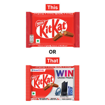 Nestle KitKat 4 Fingers Choco Coated Wafer Bar