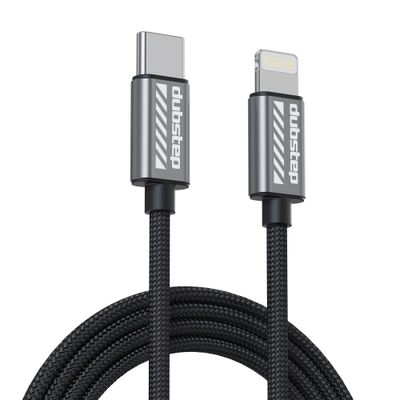 Dubstep Blaze Flash 33W 1.25m Type C to Lightning Cable (Grey)