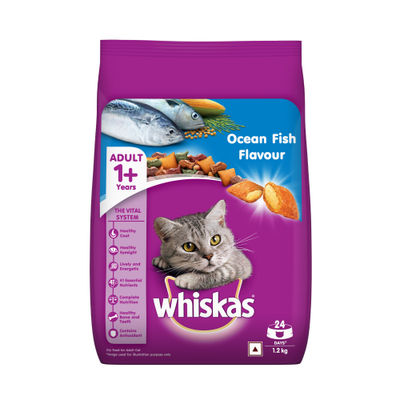 Whiskas Adult Ocean Fish Flavour Dry Cat Food