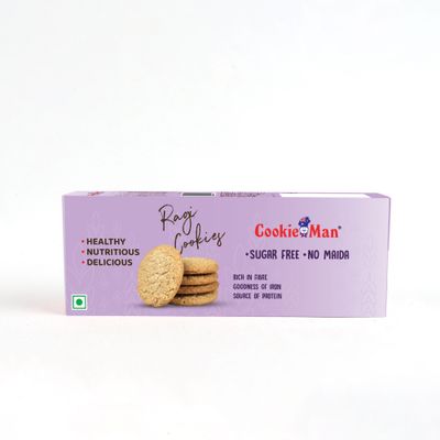 CookieMan Sugar Free Ragi Millet Cookies