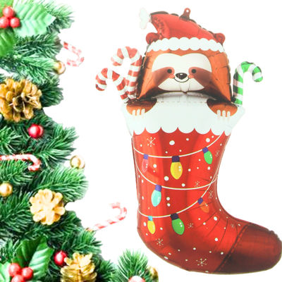 Se7en Santa Claus Shoe Foil Balloon For Christmas Decoration | Assorted Design