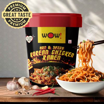 WOW! Noodles Hot and Spicy Korean Chicken Ramen
