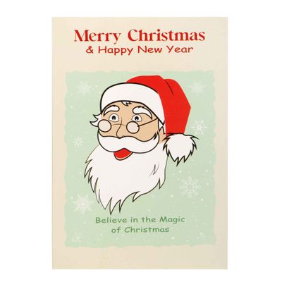 Quace Santa Magic Christmas Greeting Card