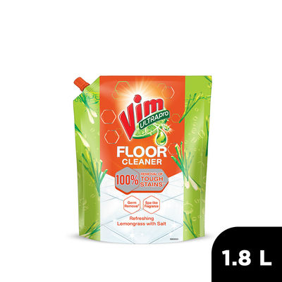 Vim Ultrapro Floor Cleaner Lemongrass Pouch