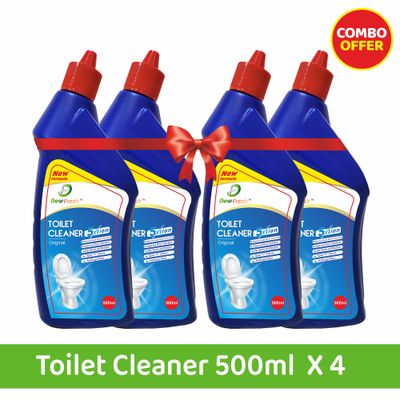 Dew Fresh Toilet Cleaner Liquid 1 l Combo