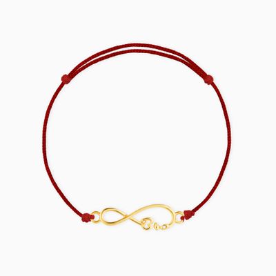 GIVA Gold Infinity Bro Rakhi - Modern and Trendy