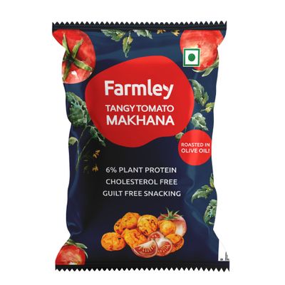 Farmley Tangy Tomato Makhana - Roasted In Olive Oil