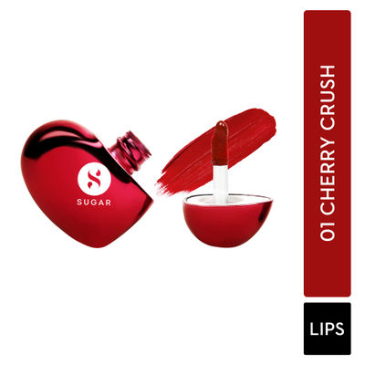 SUGAR Cosmetics La La Love Liquid Lipstick - Cherry Crush | Cruelty Free