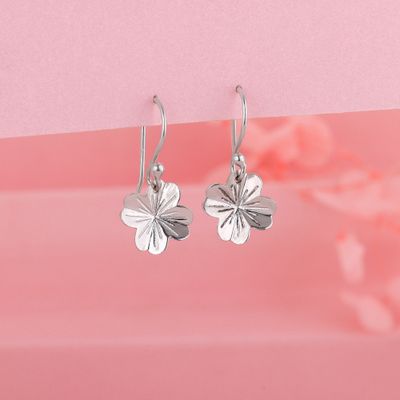Giva Silver Petals Earring