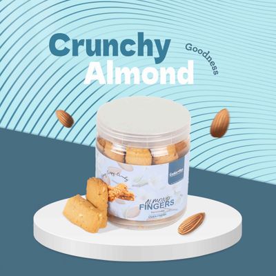 CookieMan Almond Finger Cookies
