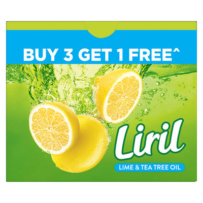 Liril Lime & Tea Tree Oil Soap (Buy 3 Get 1 Free)