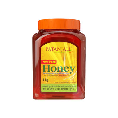 Patanjali Honey | Jar | No Added Sugar | Preservative-free and Sugar-free
