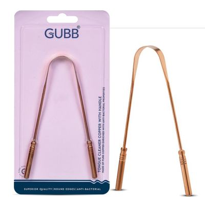 GUBB Copper Tongue Cleaner With Handle