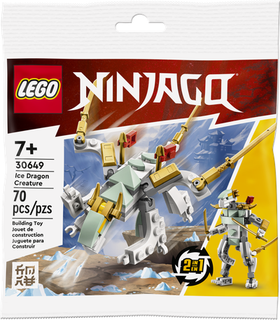 Lego Ninjago Ice Dragon Creature Building Kit