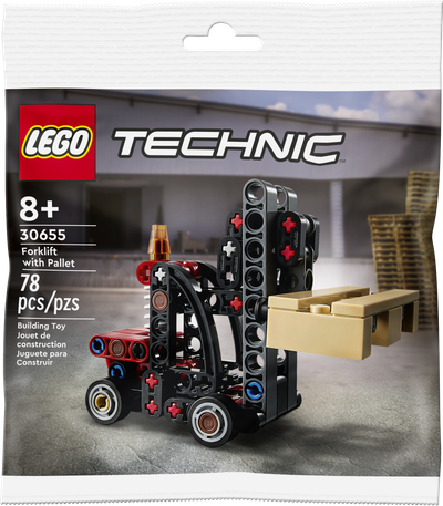 Lego Technic Forklift With Pallet Building Kit