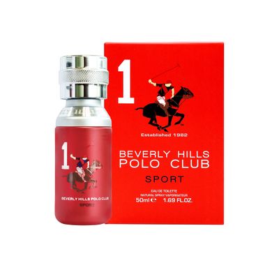 Beverly Hills Polo Club Sports No.1 Eau De Toilette For Men