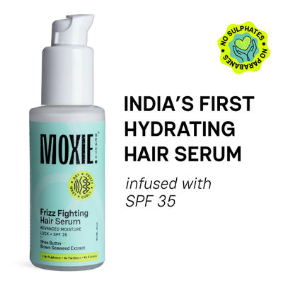 Moxie Beauty Frizz Fighting Hair Serum | For Dry and Frizzy Hair | With SPF35