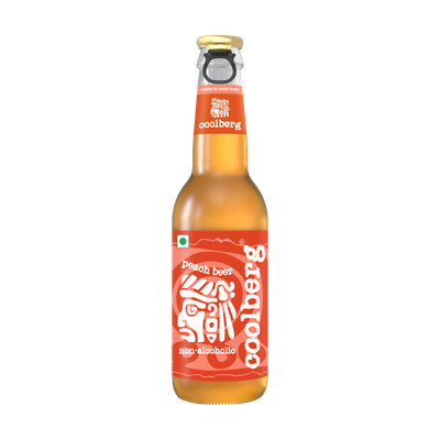 Coolberg Peach Non Alcoholic Beer Glass Bottle