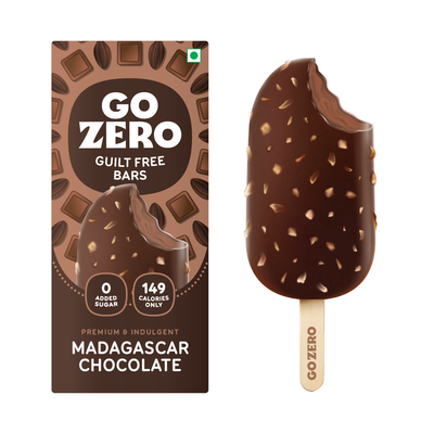 Go Zero Madagascar Chocolate Low Calorie Guilt Free Ice Cream Bar