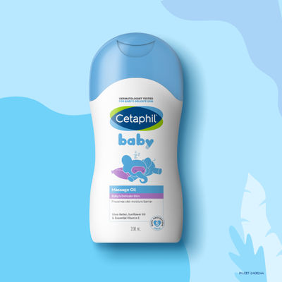 Cetaphil Baby Massage Oil For Kids | 1 month - 2 years