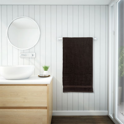 Welspun 100% Cotton Anti Bacterial Dark Brown Bath Towel For Men And Women