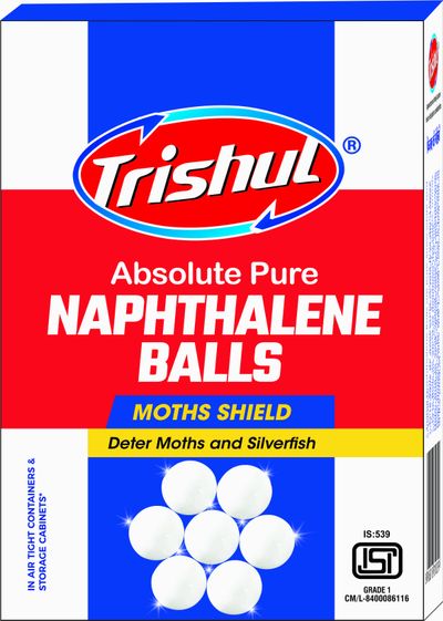 Trishul Naphthalene Balls 400 gm ISI