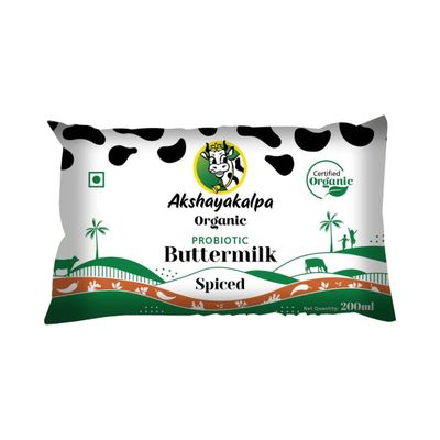 Akshayakalpa Organic Probiotic Spiced Buttermilk