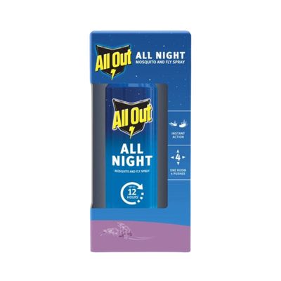 All Out All Night Mosquito Repellent Spray | 12 Hours Protection | Lasts 60 Nights