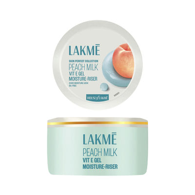 Lakme Peach Milk Vit E Gel Moisturizer, Lightweight Gel To Hydrate Skin With Vitamin E