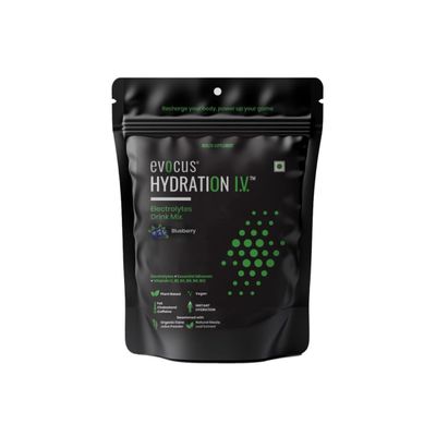 Evocus Hydration IV Electrolyte Drink Mix-  Blueberry