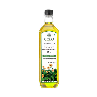 Jivika Cold Pressed Sunflower Cooking Oil