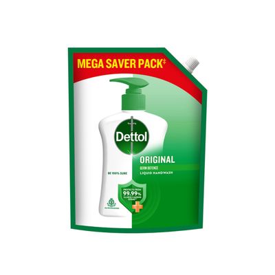 Dettol Liquid Handwash Refill Pouch - Original Germ Protection Hand Wash Pouch
