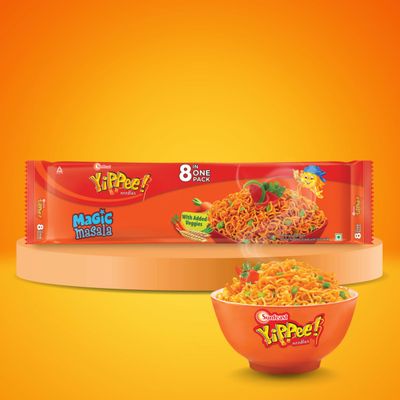 YiPPee! Magic Masala Noodles with Added Veggies - The Better Noodles