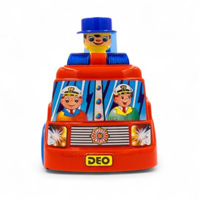 Toybharat Push N Go Fire Brigade Toy for Kids | Fun Travel Toy and Birthday Gift