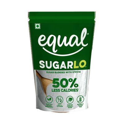 Equal Sugar Lo Sugar Blended With Stevia 50% Less Calories